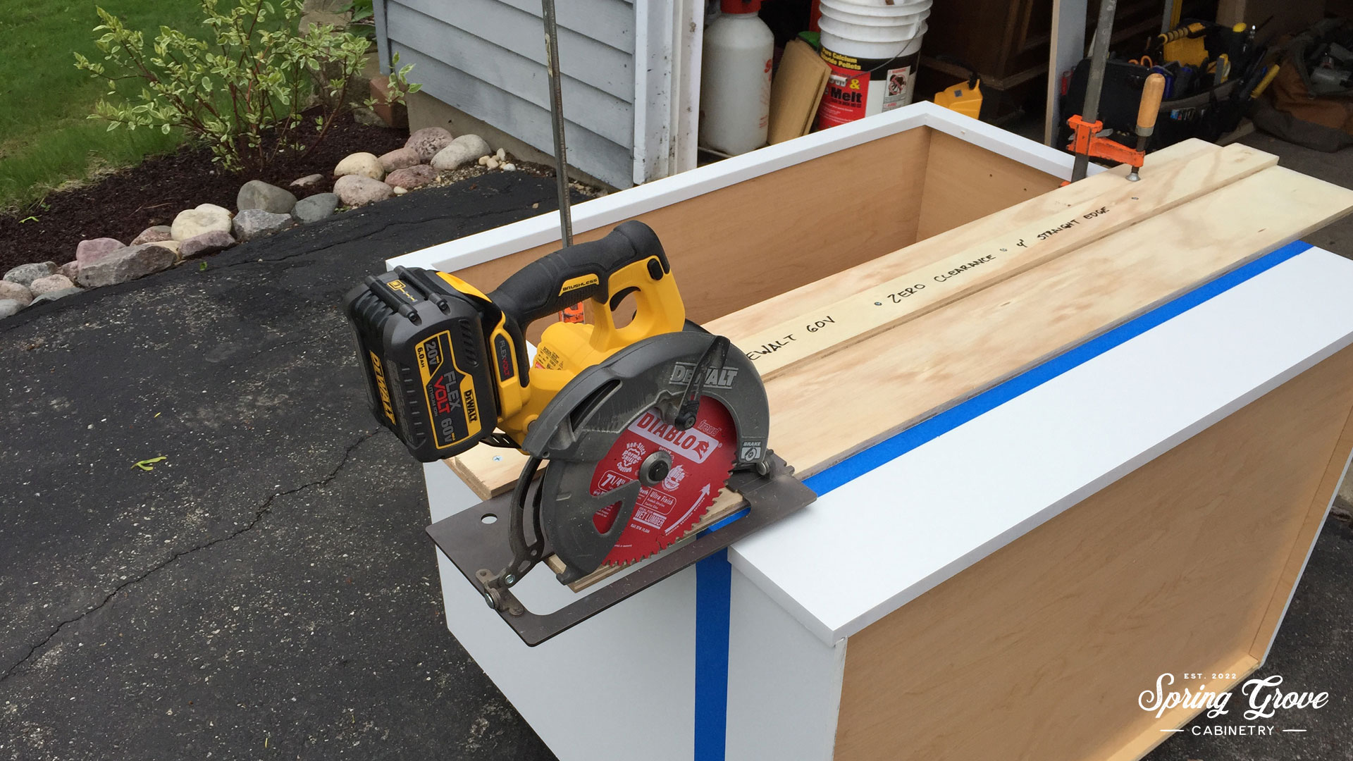 Time to cut the top off.