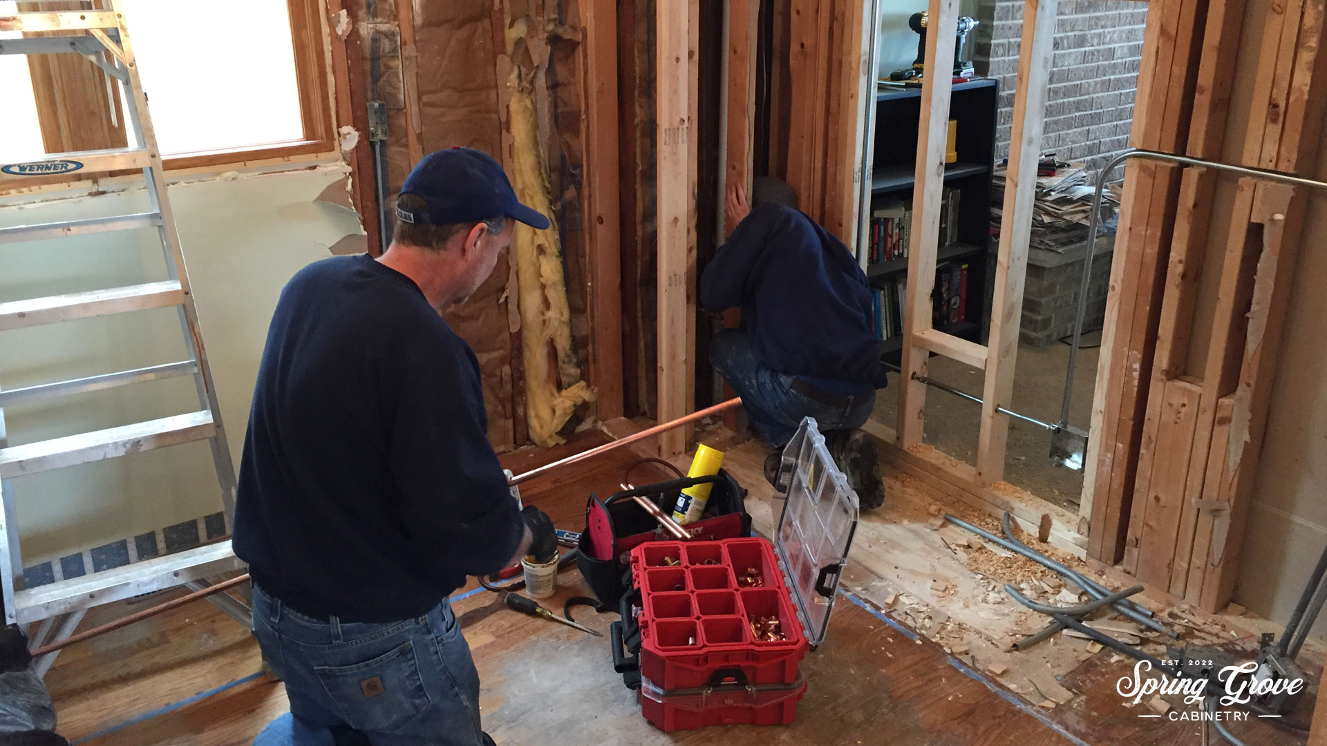 Fritz Plumbing and Heating completed the plumbing and HVAC