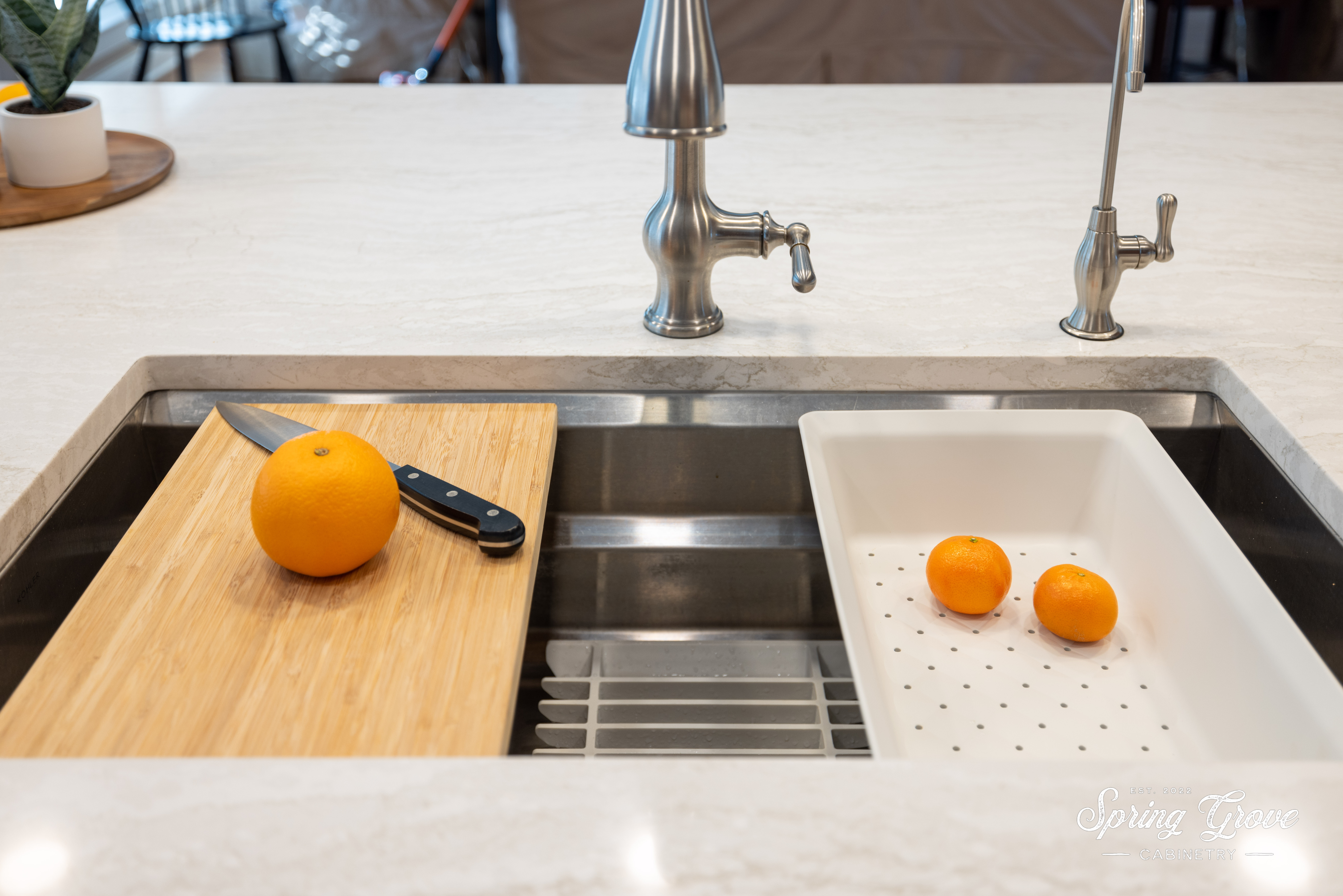 The Kohler work station sink is a game changer.